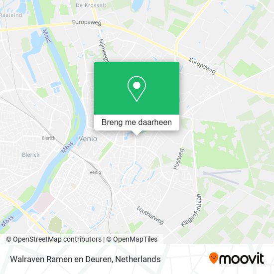 Walraven Ramen en Deuren kaart