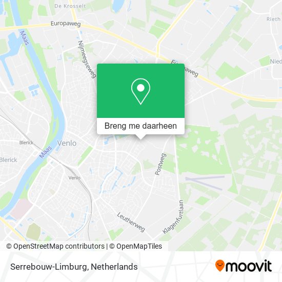 Serrebouw-Limburg kaart
