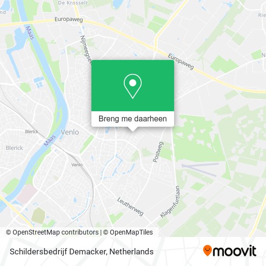 Schildersbedrijf Demacker kaart