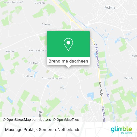 Massage Praktijk Someren kaart