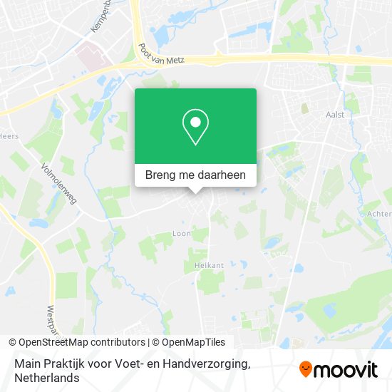 Main Praktijk voor Voet- en Handverzorging kaart