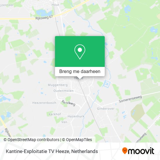 Kantine-Exploitatie TV Heeze kaart