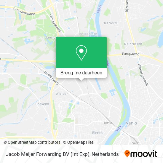 Jacob Meijer Forwarding BV (Int Exp) kaart