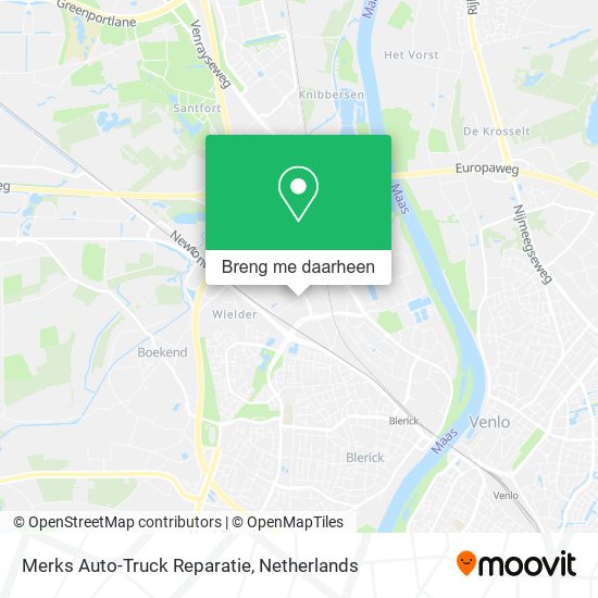 Merks Auto-Truck Reparatie kaart