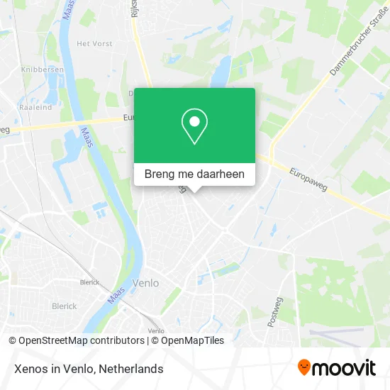 Xenos in Venlo kaart