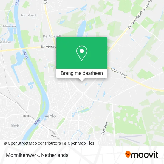 Monnikenwerk kaart