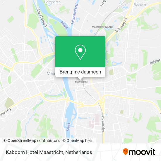 Kaboom Hotel Maastricht kaart