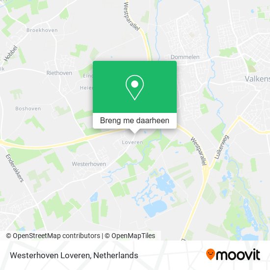 Westerhoven Loveren kaart
