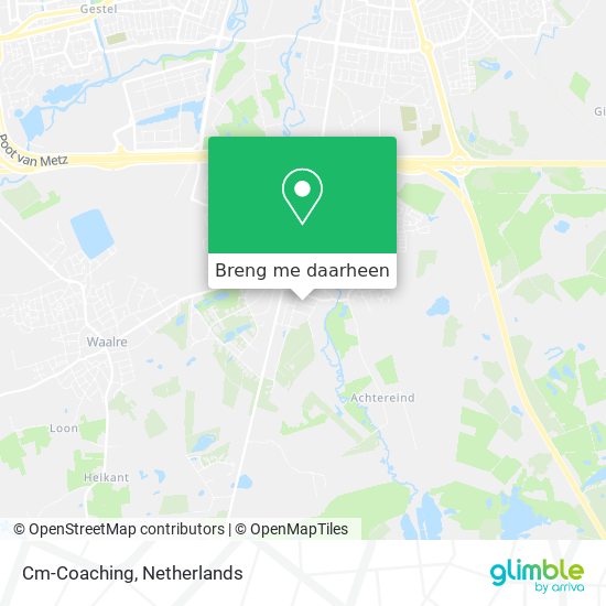 Cm-Coaching kaart