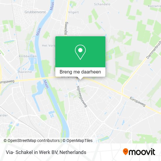 Via- Schakel in Werk BV kaart