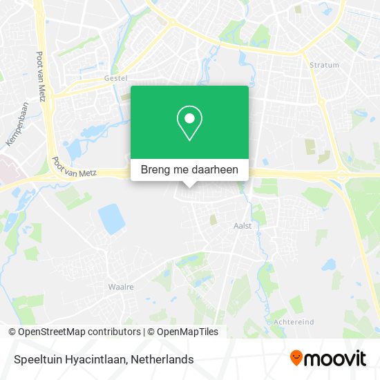 Speeltuin Hyacintlaan kaart