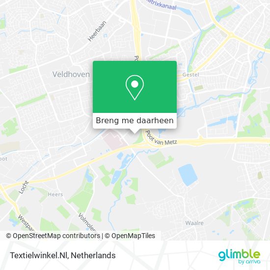 Textielwinkel.Nl kaart