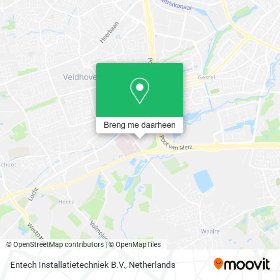 Entech Installatietechniek B.V. kaart