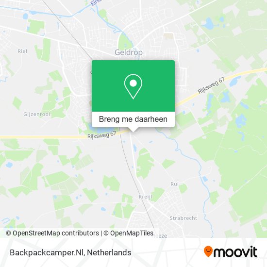 Backpackcamper.Nl kaart