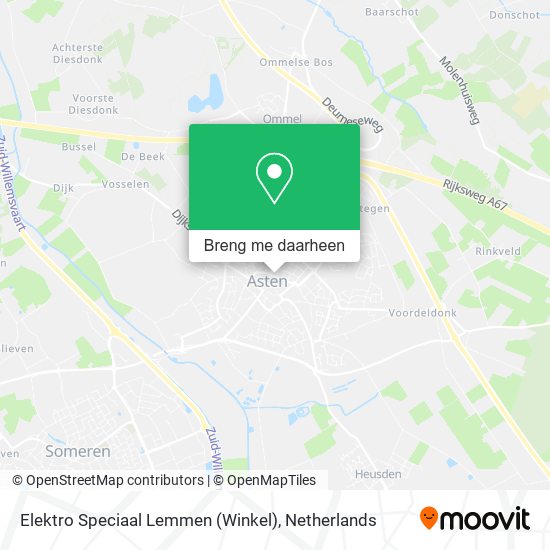 Elektro Speciaal Lemmen (Winkel) kaart