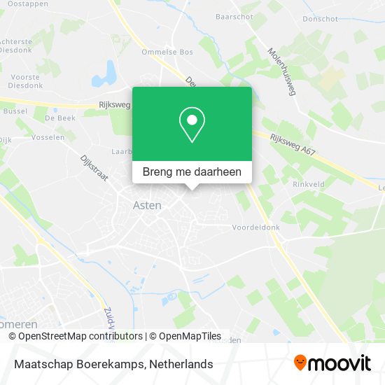 Maatschap Boerekamps kaart