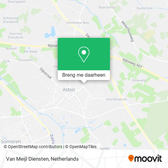 Van Meijl Diensten kaart