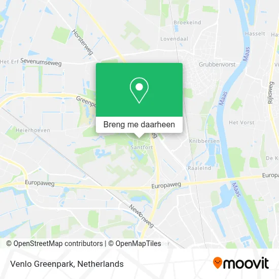 Venlo Greenpark kaart