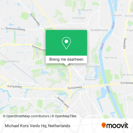 Michael Kors Venlo Hq kaart