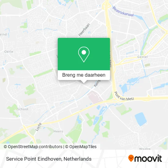 Service Point Eindhoven kaart
