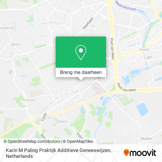 Karin M Paling Praktijk Additieve Geneeswijzen kaart