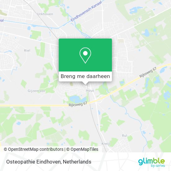 Osteopathie Eindhoven kaart