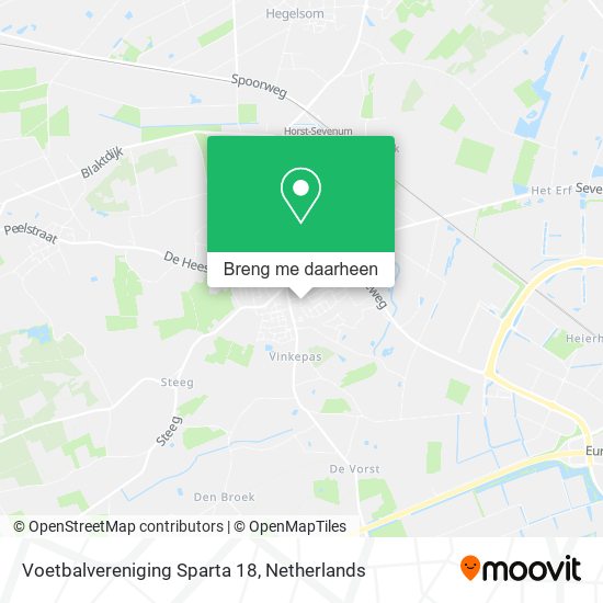 Voetbalvereniging Sparta 18 kaart