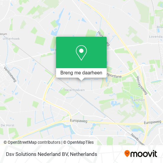 Dsv Solutions Nederland BV kaart
