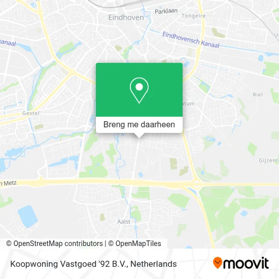 Koopwoning Vastgoed '92 B.V. kaart