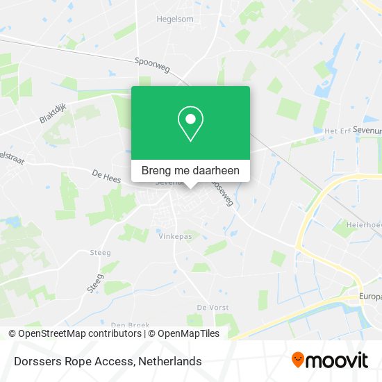 Dorssers Rope Access kaart