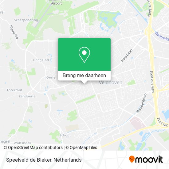 Speelveld de Bleker kaart