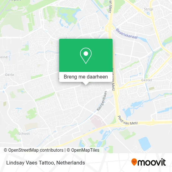 Lindsay Vaes Tattoo kaart