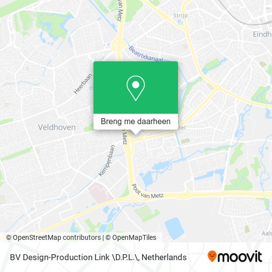 BV Design-Production Link \D.P.L.\ kaart