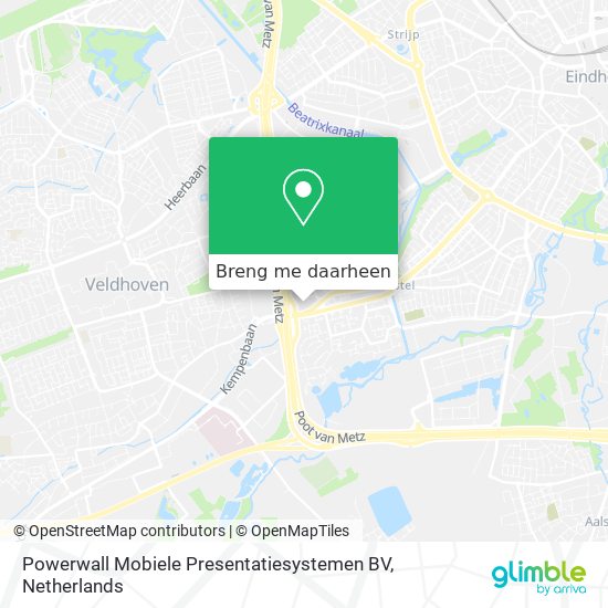 Powerwall Mobiele Presentatiesystemen BV kaart