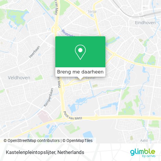 Kastelenpleintopslijter kaart