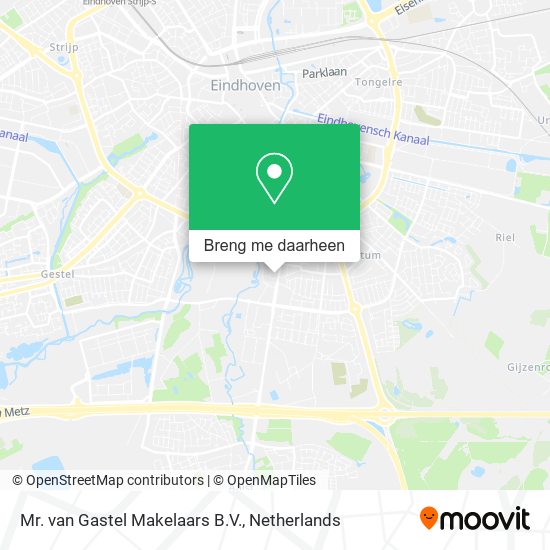 Mr. van Gastel Makelaars B.V. kaart
