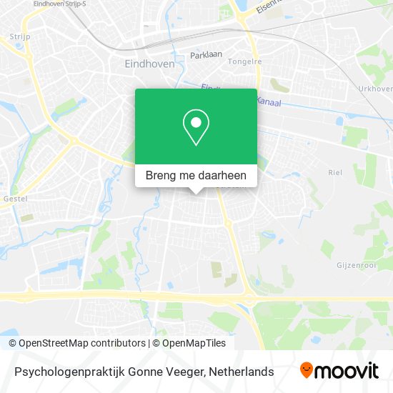 Psychologenpraktijk Gonne Veeger kaart