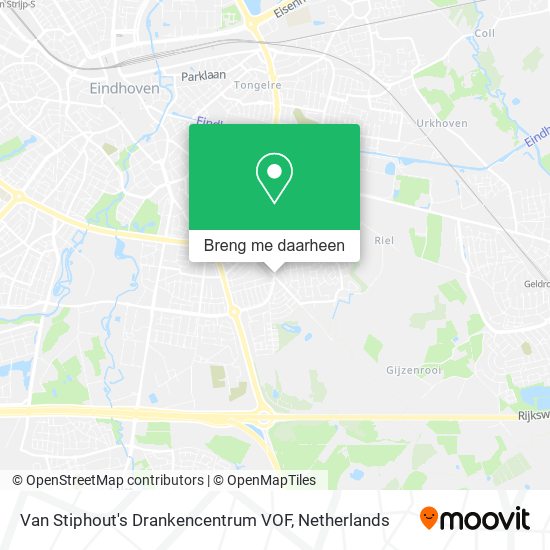 Van Stiphout's Drankencentrum VOF kaart