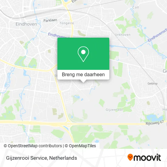 Gijzenrooi Service kaart