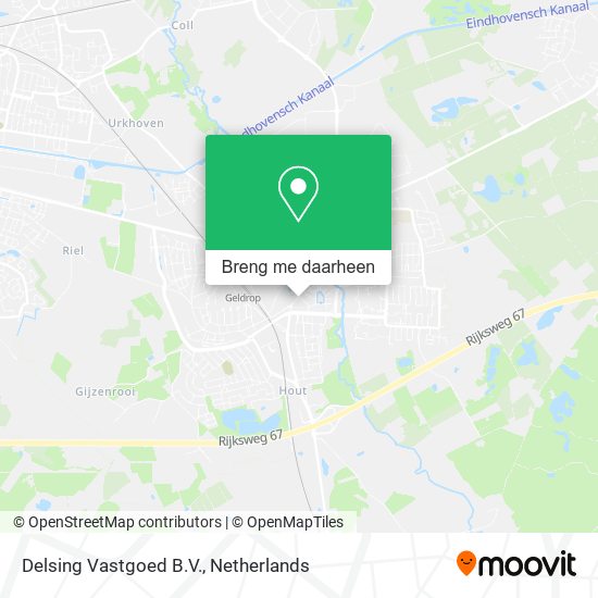 Delsing Vastgoed B.V. kaart