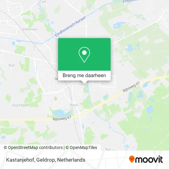 Kastanjehof, Geldrop kaart