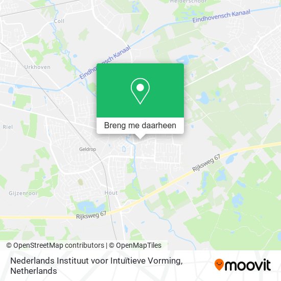 Nederlands Instituut voor Intuïtieve Vorming kaart
