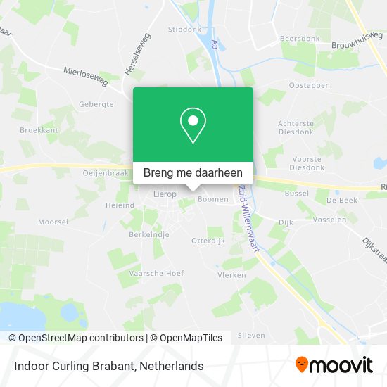 Indoor Curling Brabant kaart