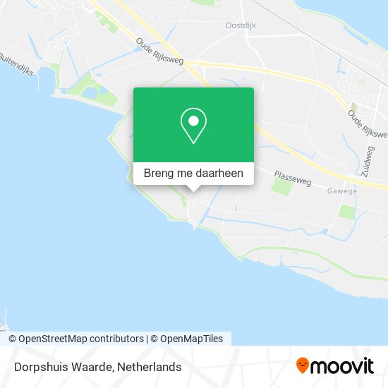 Dorpshuis Waarde kaart