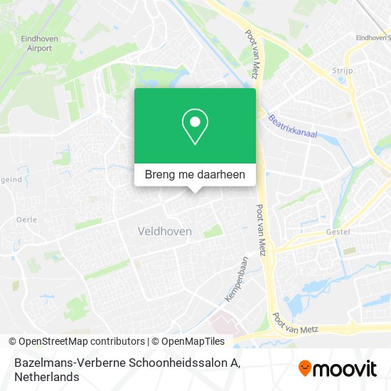 Bazelmans-Verberne Schoonheidssalon A kaart