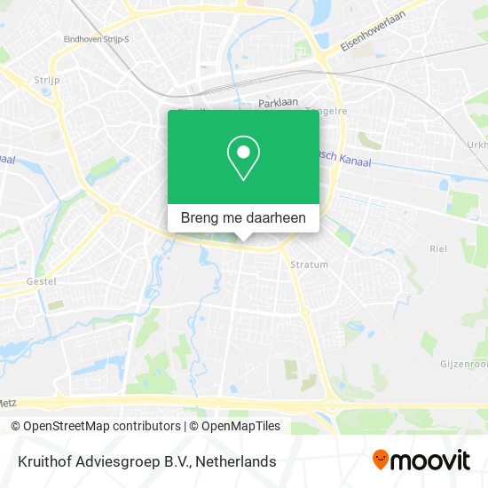 Kruithof Adviesgroep B.V. kaart