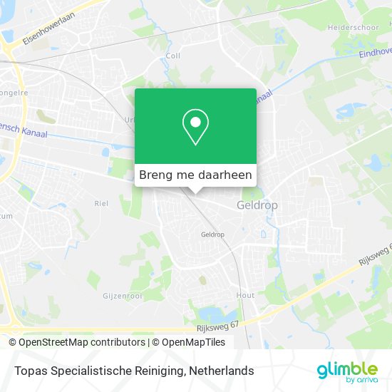 Topas Specialistische Reiniging kaart