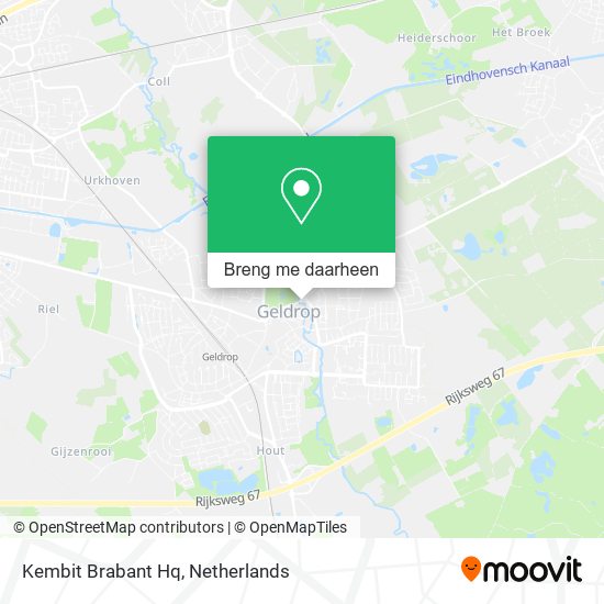 Kembit Brabant Hq kaart