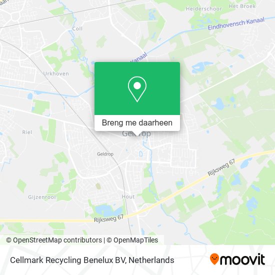 Cellmark Recycling Benelux BV kaart