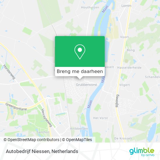 Autobedrijf Niessen kaart